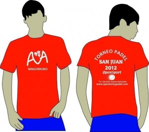 Camiseta torneo pádel