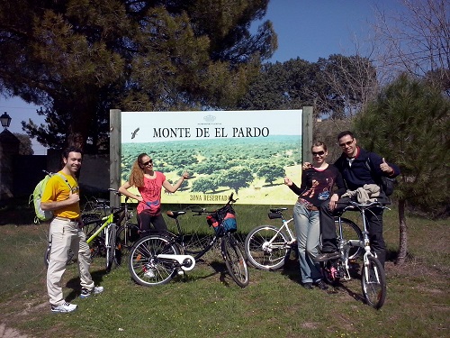 Ruta en bici por El Pardo